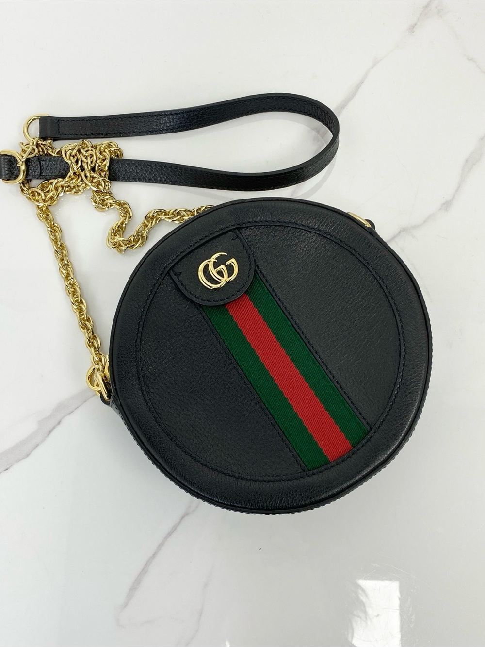 Gucci Ophidia GG Mini Round Sholder Bag
